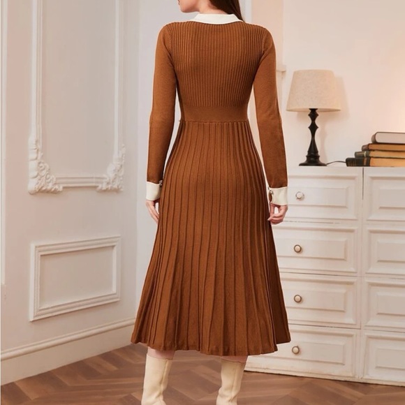 Rib knit sweater dress - Picture 5 of 5